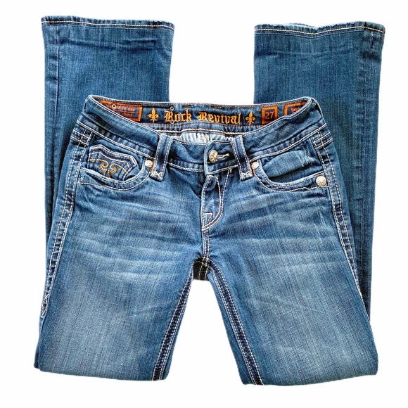 Rock Revival Debbie Bootcut SZ 27 - Picture 4 of 10